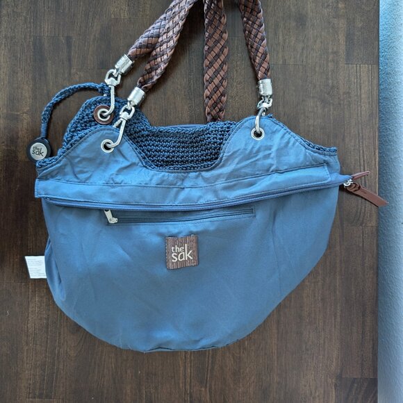 The Sak Blue and Brown Shoulder Bag - Picture 14 of 16